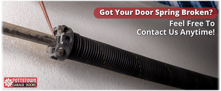 Broken Garage Door Spring Pottstown PA